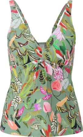 Floral gemustertes Tankini-Oberteil