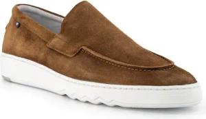 Floris van Bommel Herren Schuhe braun, cognac Velours