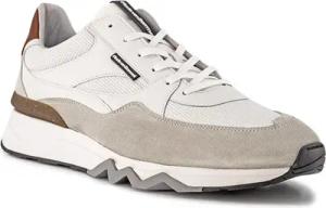Floris van Bommel Herren Sneaker weiß Glattleder