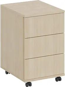 fm home office Rollcontainer ahorn 3 Auszüge 40,0 x 48,0 x 63,0 cm