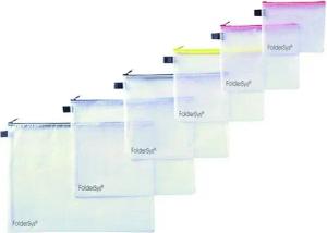 FOLDERSYS Beuteltasche, mit farbigem Reißverschluss