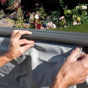 Folienabdeckungen für ovale Verbundbecken Gre 606 x 326 x 124 cm