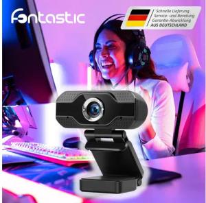 fontastic Webcam 1080P Full HD-Webcam