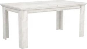 FORTE Esstisch ausziehbar in Pinie Weiss - 160(205)x75x90cm (BxHxT)