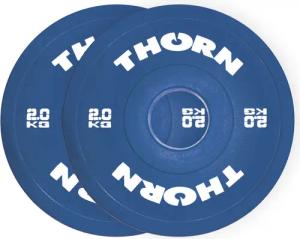 Fractional-Gewichtsscheiben für Langhantel 2×2 kg THORN FIT