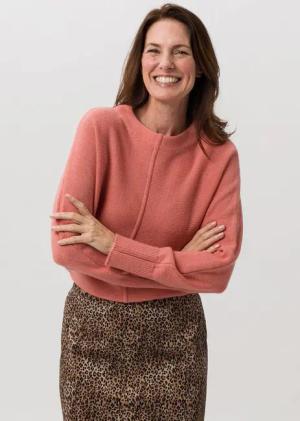 FRANK WALDER Strickpullover aus softem Feinstrick