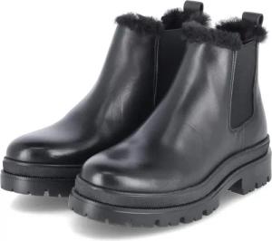 Fräulein Frida Fräulein Frida W1350-002 BLACK Damen Glattleder schwarz Winterstiefel