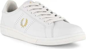 Fred Perry Herren Sneaker weiß Glattleder
