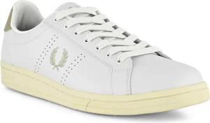 Fred Perry Herren Sneaker weiß Glattleder