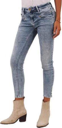 Freeman T. Porter 7/8-Jeans Alexa Cropped Super Stretch Denim Boceano skinny Jeans Länge 30