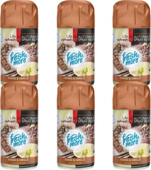 fresh & more Raumduft Lufterfrischer Nachfüller (6er Pack, 6-St., 250ml)