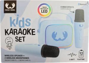 Fresh´n Rebel Fresh Rebel Karaoke Lautspecher Kids Kabelloses Karaoke-Set Karaoke-Maschine (5 W)