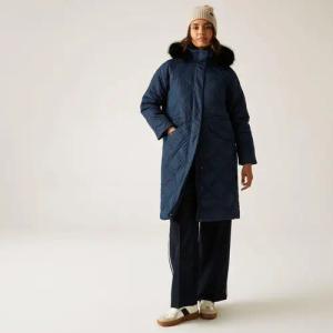 Freyla Wasserabweisende Wärmende Steppjacke mit Kapuze für Damen