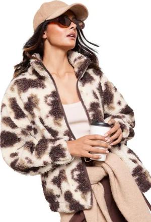 Friends Like These Fleecejacke Friends Like These Teddyfelljacke mit RV (1-St)