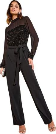 Friends Like These Jumpsuit Friends Like These Jumpsuit mit Pailletten Regular (1-tlg)