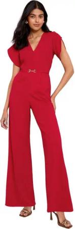 Friends Like These Jumpsuit Friends Like These V-Neck Overall mit Tulpenärmeln (1-tlg)
