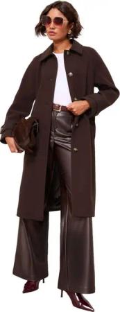 Friends Like These Kurzmantel Friends Like These Smarter Midi-Mantel mit Gürtel (1-tlg)