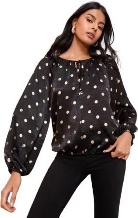 Friends Like These Langarmbluse Friends Like These Schluppenbluse (1-tlg)