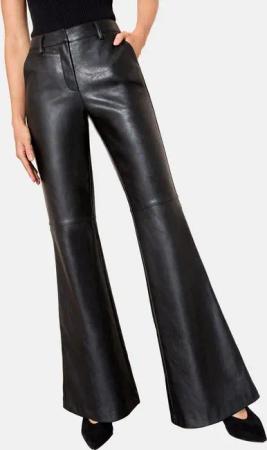 Friends Like These Lederhose Friends Like These Ausgestellte Hose, Kunstleder (1-tlg)