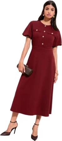 Friends Like These Midikleid Friends Like These Midikleid im Uniformstil (1-tlg)