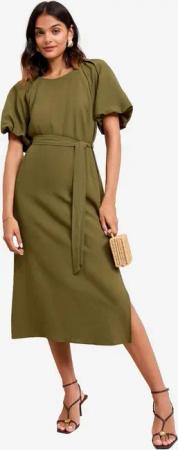 Friends Like These Midikleid Friends Like These Midikleid mit Puffärmeln Petite (1-tlg)