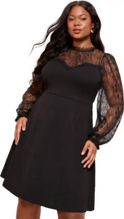 Friends Like These Minikleid Friends Like These Scuba-Minikleid, Curve (1-tlg)