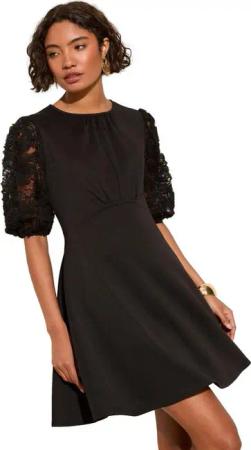 Friends Like These Minikleid Friends Like These Scuba-Minikleid mit 3D-Spitze (1-tlg)