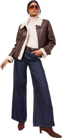 Friends Like These Pilotenjacke Friends Like These Pilotenjacke, Teddyfellfutter (1-St)