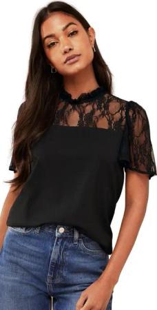 Friends Like These Spitzenbluse Friends Like These Bluse mit Spitze, Regular (1-tlg)