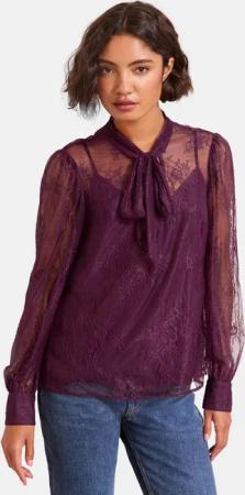 Friends Like These Spitzenbluse Friends Like These Schluppenbluse mit Spitze (1-tlg)