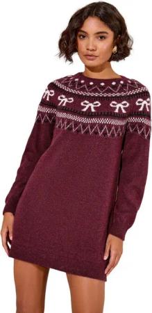 Friends Like These Strickpullover Friends Like These Fairisle-Minikleid, Petite (1-tlg)
