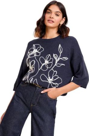 Friends Like These Strickpullover Friends Like These Strickoberteil, Petite (1-tlg)