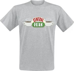 Friends T-Shirt - Central Perk - S bis L - für Männer - Größe L - heather grey  - Lizenzierter Fanartikel