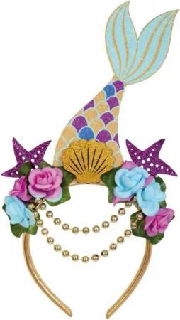 Fries Kostüm Haarreif Meerjungfrau