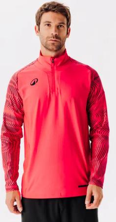 Fußball Sweatshirt 1/2 Zip - Viralto Wavy Club rosa/schwarz