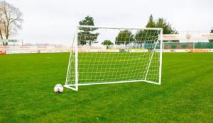 Fußballtor - 2,4 x 1,5 m - uPVC - Weiß
