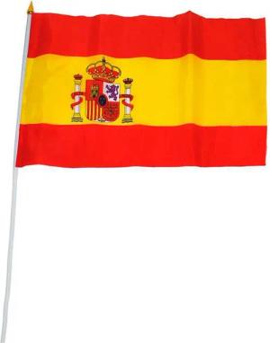 Funny Fashion Hängedekoration Stockflagge Spanien 30x45cm