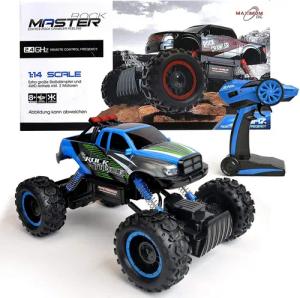 FunTomia Modellauto RC Ferngesteuertes Auto für Kinder - Rock Crawler / Monstertruck, Maßstab 1:14, (Set)