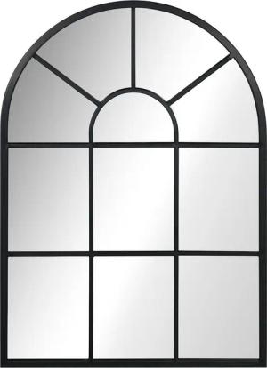 furnicato Spiegel Wandspiegel Flurspiegel Fenster-Design Metallrahmen 70x50 cm (1-St)