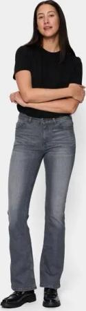 FUTURE:PEOPLE. 01:02 BOOTCUT - MID WAIST- Damen Jeans aus Bio-Baumwoll-Stretch - Fabric made in Italy (30102 0 1000)