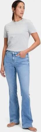 FUTURE:PEOPLE. 01:02 BOOTCUT - MID WAIST- Damen Jeans aus leichtem Stretch-Denim aus Bio-Baumwoll/ Tencel-Mix (30102 1 1004)