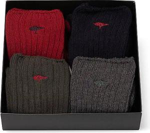 FYNCH-HATTON Geschenkset Socken 4-er Pkg. navy blau | 39-42
