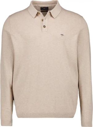 Fynch-Hatton Herren Pullover beige unifarben