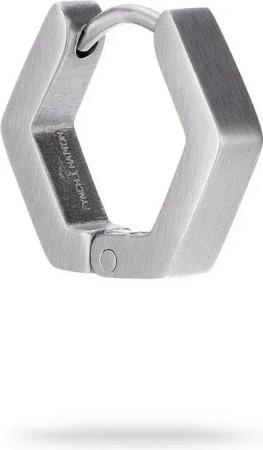 FYNCH-HATTON Single-Creole Schmuck Geschenk Edelstahl Ohrring The Hexagon