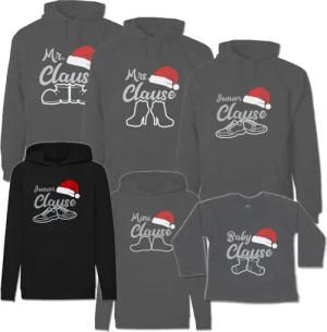 G-graphics Kapuzenpullover Familie Clause (Familienset, Einzelteile zum selbst zusammenstellen) Kinder & Erwachsenen-Hoodie & Baby Sweater
