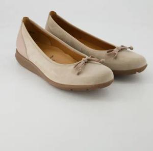 Gabor Schuhe - 24.171.12 Veloursleder (Beige, Gr. 38 ½)
