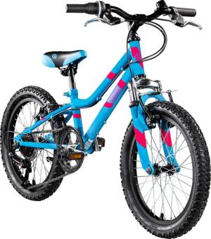 Galano GA20 Kinderfahrrad 18 Zoll ab 5 Jahre 115 - 130 cm Mädchen Jungen Fahrrad Mountainbike blau