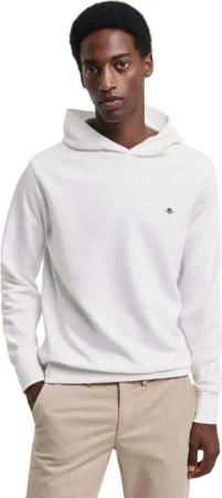 Gant - "Archive" Kapuzenpullover bestickt für Herren (Weiß)