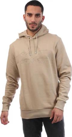 Gant - "Archive Shield" Kapuzenpullover für Herren (Beige)