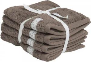 Gant Badetücher Gant Home Seifentuch Set Gesichtstücher Premium Towel Cold Beige (30x3